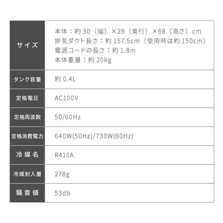 スポットクーラー スポットエアコン ポータブルエアコン ポータブルクーラー 家庭用 工事不要 移動式 冷風 送風 除湿 衣類乾燥 内部洗浄 タイマー リモコン付き 窓パネル付き 熱中症対策 静音 simplus シンプラス SP-AC02