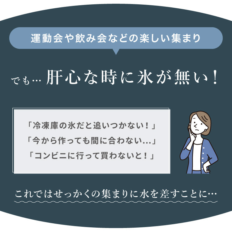 simplus 製氷機 最短6分 透明氷 氷作り 5サイズ調整可能 最小クラス