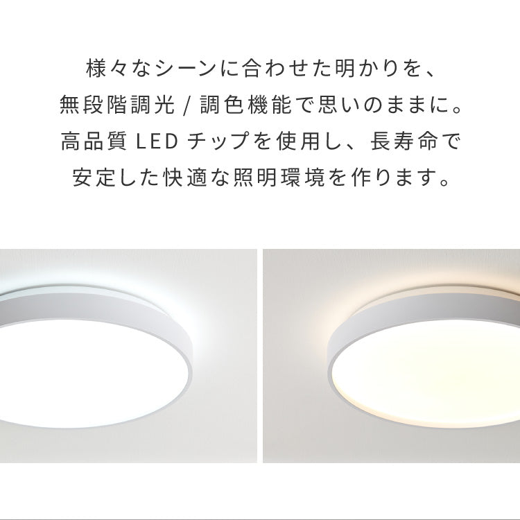 【30%OFF】simplus シーリングライト 4畳 リモコン付き 無段階調色調光 LED 調光 調色 明るい 高演色 薄型 ナイトライト リビング 子供部屋 おしゃれ タイマー機能 メモリ機能 節電モード シンプラス SP-NCEL