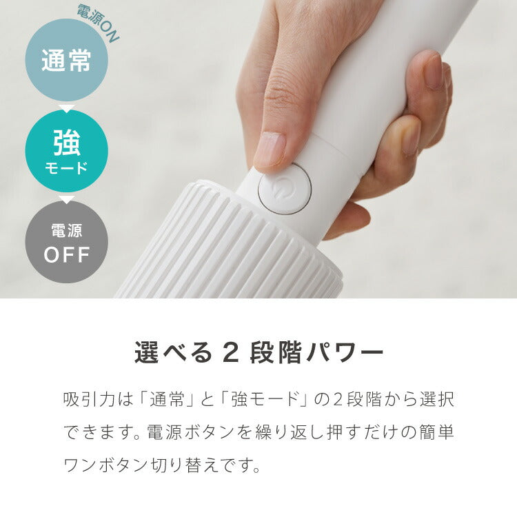 simplus コードレス掃除機 スティック ハンディ 2way 超軽量 紙パック不要 超強力吸引 15000pa 8000pa コンパクト 小型掃除機 車用掃除機 多機能 充電式 ノズル6種付き シンプラス SP-VC02 【メーカー1年保証】