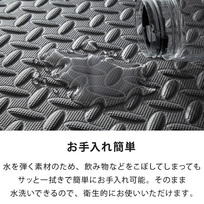 トレーニングマット 滑り止め 抗菌 防臭 60cm ジョイント式 6枚セット 厚手 厚さ2cm フリーカット 床暖房対応 ブラック ジョイントマット ストレッチマット ヨガ フィットネス 筋トレ【送料無料】