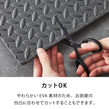 【5%OFF】トレーニングマット 厚型 8枚セット 45×45cm 厚さ1cm ジョイント式 床暖房対応 フリーカット 筋トレ ジョイントマット ヨガマット【送料無料】