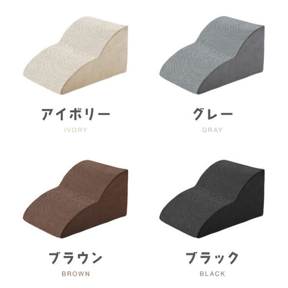 ドッグステップ 2段 スロープ 幅40cm ドッグスロープ ウレタン 撥水 クッション 踏み台 ステップ ペットステップ 室内犬 シニア犬 老犬 介護用品 ケガ防止 小型犬 犬用品 補助 トイプードル