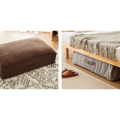 布団収納 敷き布団収納ケース クッション ソファ 布団収納袋 オットマン 布団カバー シェニール織 カバー 布団収納ケース 座布団 クッション おしゃれ 敷布団 掛布団 ケース ソファになる布団収納カバー ソファーカバー