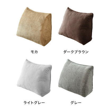 布団収納 クッション 背もたれになる ケース 三角 65×50 2個セット 抗菌防臭 洗える ノンホルム ファスナー シェニール織 持ち運び 取っ手付き おしゃれ シンプル 布団収納袋 布団ケース オットマン