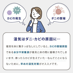 桐 すのこベッド ダブル 折りたたみ カビ対策 湿気対策 軽量 コンパクト収納 布団干し可能 通気性 除湿 防湿 防虫 防カビ 桐材 木製 省スペース 折りたたみベッド 桐すのこマット 布団対応 4つ折り 桐すのこ