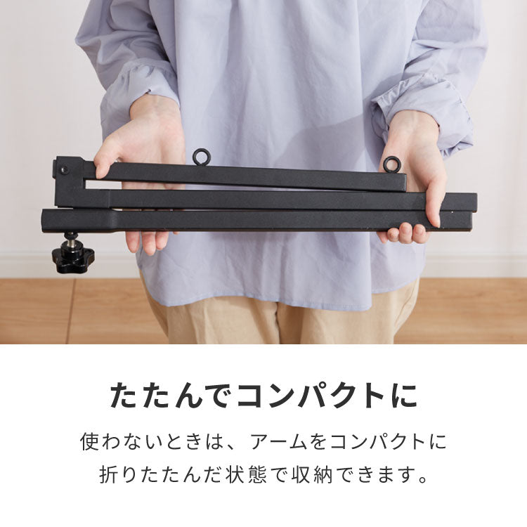 ペット トリミングアーム セット ブラック 幅41×高さ85cm 折りたたみ 手袋付き シンプル 固定式アーム トリミングテーブルアーム 爪切り シャンプー ブロー お手入れ おうちのテーブルで使える 業務用 グルーミング ペット 犬 猫