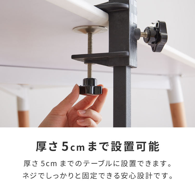 ペット トリミングアーム セット ブラック 幅41×高さ85cm 折りたたみ 手袋付き シンプル 固定式アーム トリミングテーブルアーム 爪切り シャンプー ブロー お手入れ おうちのテーブルで使える 業務用 グルーミング ペット 犬 猫