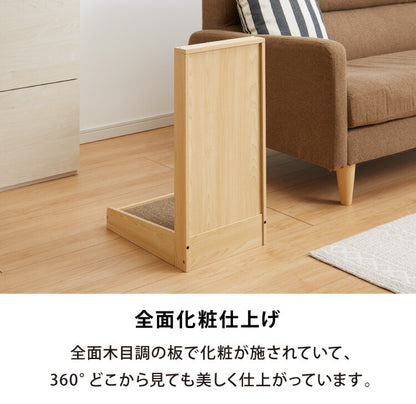 爪とぎ 猫 ブラウン ナチュラル オーク 自立型 2Way 軽量設計 リバーシブル 強化段ボール シンプル ナチュラル 爪研ぎ 爪トギ つめとぎ ペット 猫おもちゃ ガリガリ ストレス解消 インテリア 傷防止 爪磨き スタンドタイプ ベッド