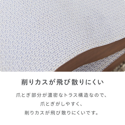 爪とぎ 猫 ループ型 ホワイト 両面仕様 またたび付 強化ダンボール 高耐久 バージンパルプ 木目調 大理石調 白い爪とぎ 猫爪とぎ 爪研ぎ 爪とぎベッド ベッド 枕 ペットベッド 段ボール 猫用品【送料無料】