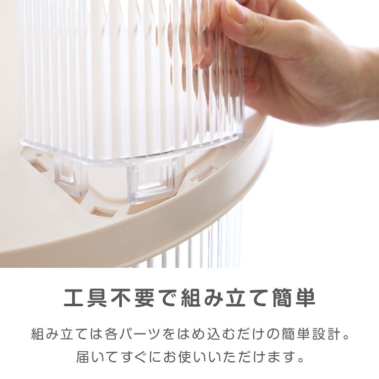 【5%OFF】回転式本棚 5段 絵本 大容量 スリム 本棚 回転 収納ラック 回転本棚 絵本ラック 絵本棚 図鑑 シェルフ コミックラック マガジンラック ディスプレイラック CDラック スペパ 組立簡単 おしゃれ【送料無料】