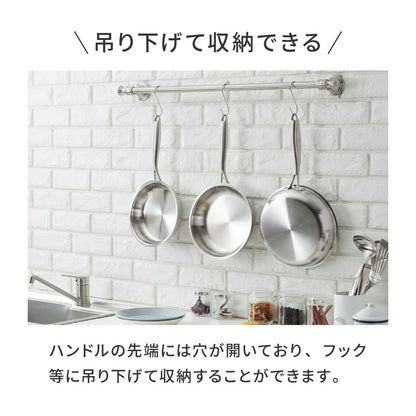 tesione テシオン ステンレス フライパン 26cm フッ素不使用 3層構造 ステンレスフライパン 深型 フライパン IH対応 ガス火OK TS-010