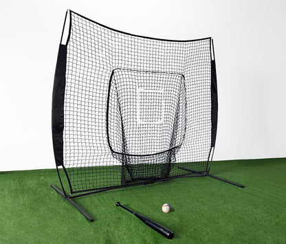 バッティングネット 野球  折りたたみ 242×215cm グラスファイバー  シンプル 野球ネット バッティング網 野球ゲージ 防球ネット ボール受け ピッチングネット 簡単 自宅 投球練習 硬式野球 軟式野球 打撃練習 少年野球