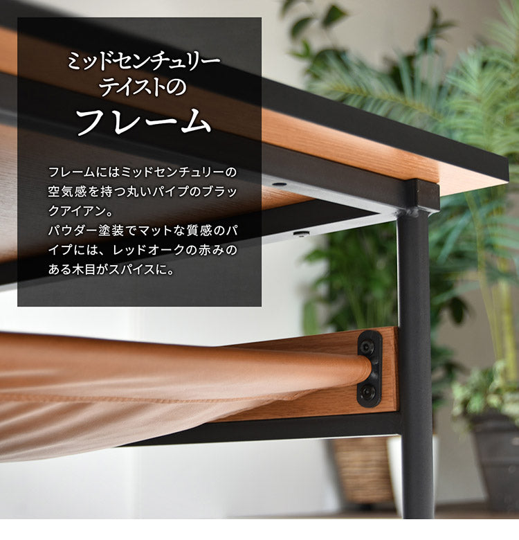 レザー棚付きセンターテーブル 幅75cm 正方形 PVCレザー ブラックフレーム 防水 ローテーブル おしゃれ センターテーブル テーブル ローテーブル センターテーブル francis(代引不可)