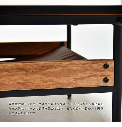 レザー棚付きセンターテーブル 幅75cm 正方形 PVCレザー ブラックフレーム 防水 ローテーブル おしゃれ センターテーブル テーブル ローテーブル センターテーブル francis(代引不可)