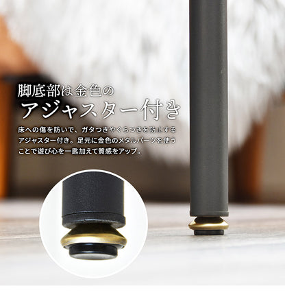 レザー棚付きセンターテーブル 幅90cm 長方形 PVCレザー ブラックフレーム  防水 ローテーブル おしゃれ センターテーブル テーブル ローテーブル センターテーブル リビングテーブル  francis(代引不可)