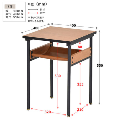 レザー棚付きサイドテーブル  正方形 PVCレザー ブラックフレーム ナイトテーブル ベッドサイド ローテーブル おしゃれ センターテーブル 木製 テーブル ローテーブル センターテーブル(代引不可)