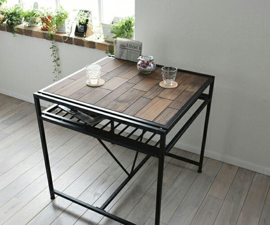 grant GRANT ダイニングテーブル幅75 天然木 北欧 木製 テーブル 作業台 ダイニングセット 北欧 木製 アイアン(代引不可)