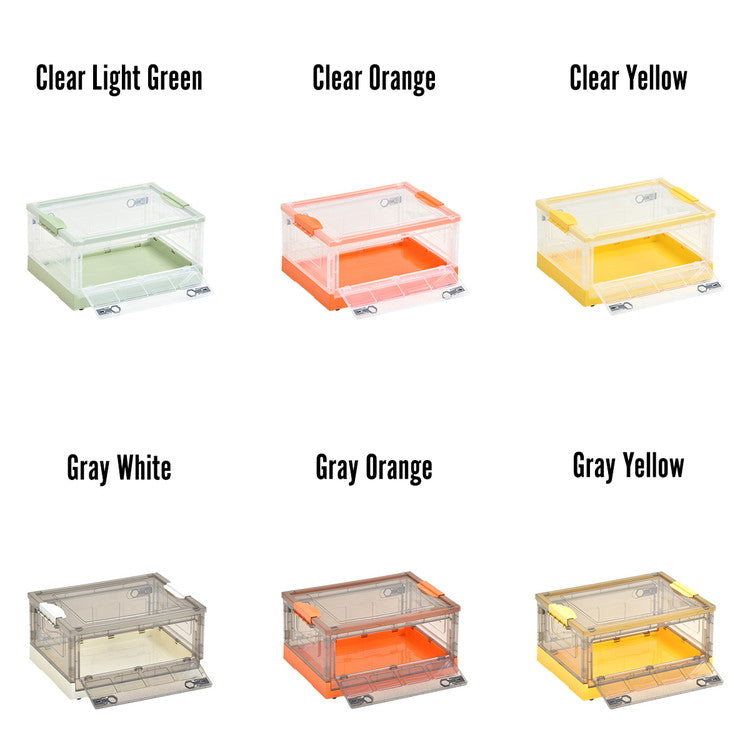 収納ボックス キャスター付きW405×D290×H243mm 折りたたみ 収納 BOX 29L 衣類ケース コンテナボックス ストレージ 折り畳み キャンプ アウトドア 衣装ケース(代引不可)