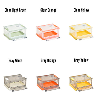 収納ボックス キャスター付きW405×D290×H243mm 折りたたみ 収納 BOX 29L 衣類ケース コンテナボックス ストレージ 折り畳み キャンプ アウトドア 衣装ケース(代引不可)