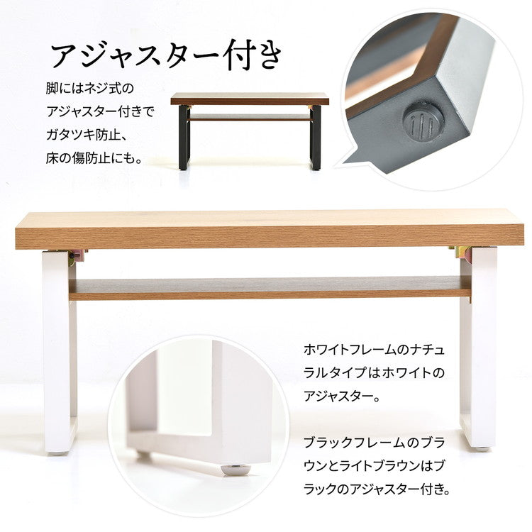 折りたたみテーブル 折れ脚テーブル W800×D380×H370mm 棚板付き たためる おりたたみ おりたたみテーブル 折りたたみ 折りたたみテーブル 折りたたみローテーブル(代引不可)