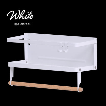 Marche マグネット キッチンペーパー&タオルホルダー (小) キッチン マグネット 収納 収納アイテム キッチン収納 オシャレ シンプル スタイリッシュ スチール(代引不可)