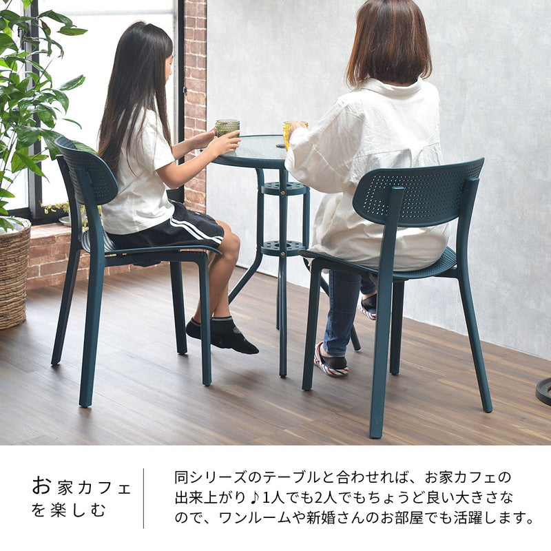 LUCCA ガーデンテーブル テーブル 円形 丸型 おしゃれ 机 アウトドア アンティーク 北欧 つくえ コンパクト 幅60 奥行き60(代引不可)