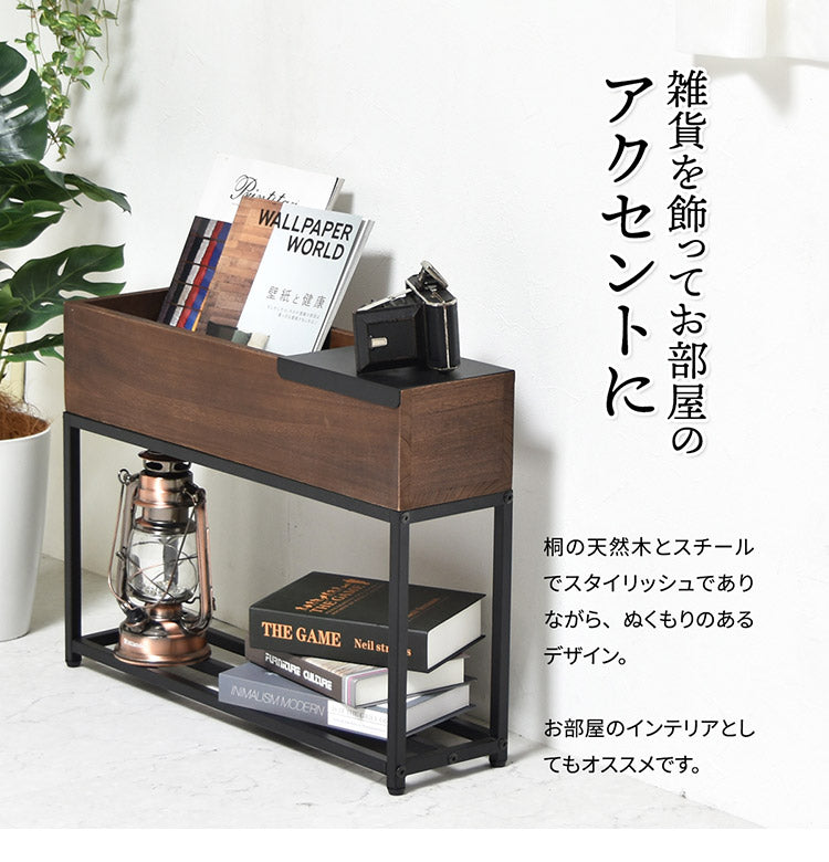 【5%OFF】プランター 長方形 幅55cm  桐の天然木のプランタースタンド LID W550×D220×H600mm プランターラック サイドテーブル 植物スタンド プランターカバー プランターシェルフ 鉢植えラック 鉢カバー(代引不可)