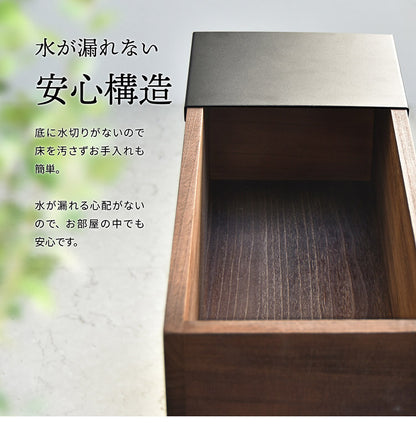 【5%OFF】プランター 長方形 幅55cm  桐の天然木のプランタースタンド LID W550×D220×H600mm プランターラック サイドテーブル 植物スタンド プランターカバー プランターシェルフ 鉢植えラック 鉢カバー(代引不可)