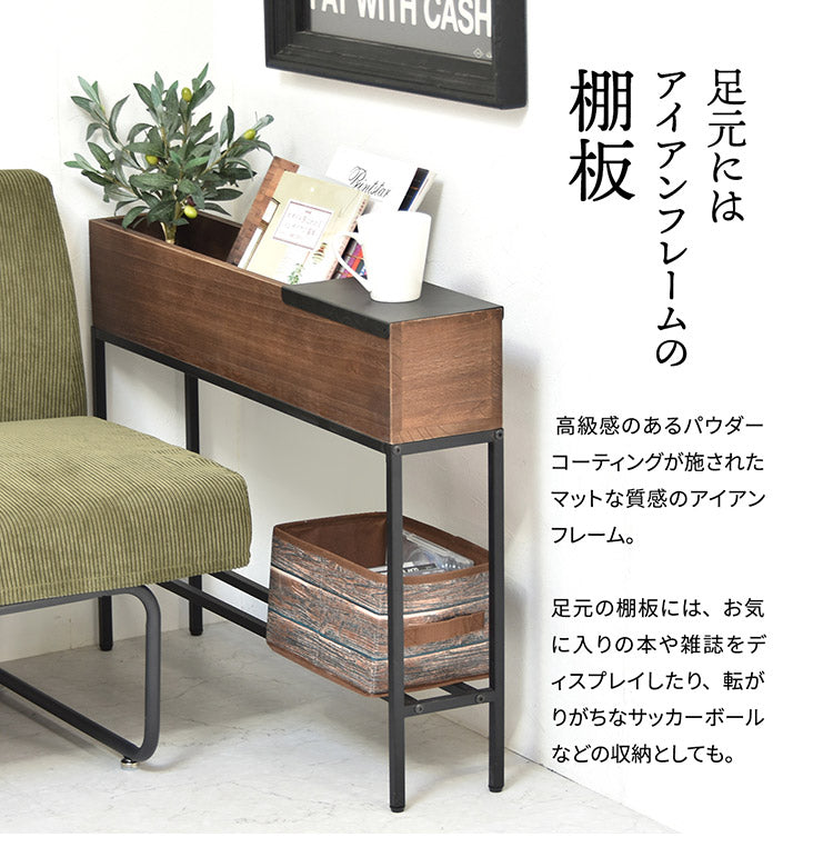 プランター 長方形 幅80cm  桐の天然木のプランタースタンド LID W800×D160×H620mm プランターラック サイドテーブル 植物スタンド プランターカバー プランターシェルフ 鉢植えラック 鉢カバー(代引不可)