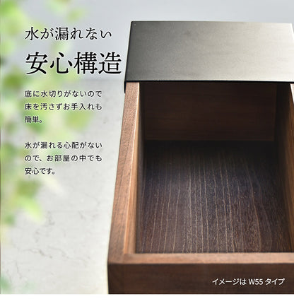プランター 長方形 幅80cm  桐の天然木のプランタースタンド LID W800×D160×H620mm プランターラック サイドテーブル 植物スタンド プランターカバー プランターシェルフ 鉢植えラック 鉢カバー(代引不可)