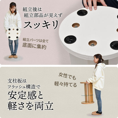 サイドテーブル キャスター付き ガラス ナイトテーブル ガラステーブル 木製テーブル ガラスサイドテーブル ソファサイドテーブル ベッドサイドテーブル ナイトテーブル(代引不可)