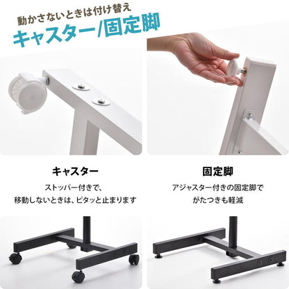 キャスター付きテレビスタンド Alloy 13~42型対応・高さ調節&移動ラクラクテレビスタンド キャスター付き 高さ調節 13型対応 42型対応 VESA対応 オフィス用テレビスタンド