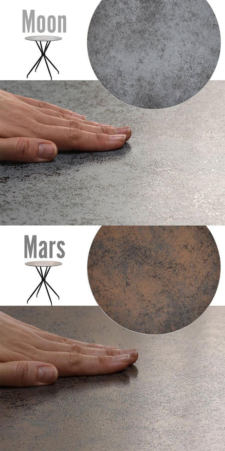 ダイニング ダイニングテーブル 70cm セラミック 強化ガラス ガラス ガラスセラミック 異素材 宇宙 マーズ ムーン シンプル 円形 ラウンド ラウンドテーブル(代引不可)