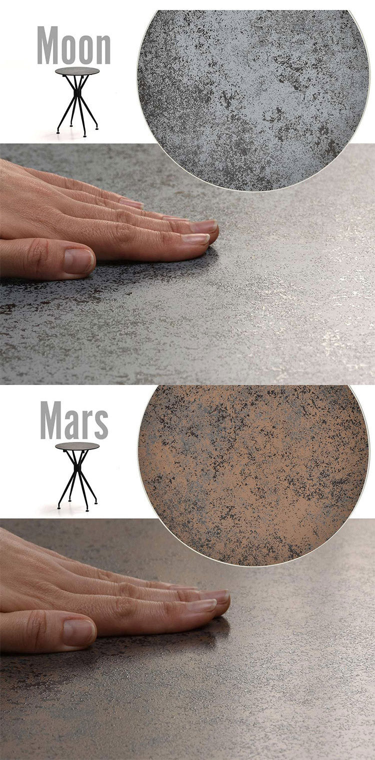 サイドテーブル テーブル ナイトテーブル セラミック 強化ガラス ガラス ガラスセラミック 異素材 宇宙 マーズ ムーン シンプル 円形 ラウンド ラウンドテーブル(代引不可)