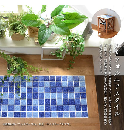 カウンターテーブル PUDDLE テーブル 机 バーカウンター 幅90 コンパクト 天然木 おしゃれ セラミック 陶磁器 パイン材 木製 北欧 西海岸 棚付き デスク ヴィンテージ(代引不可)