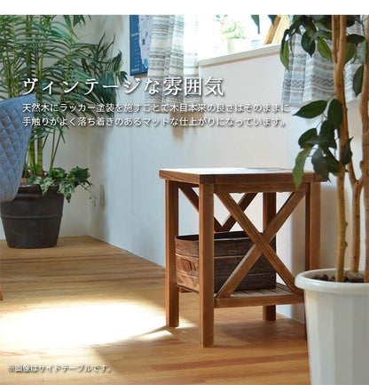 カウンターテーブル PUDDLE テーブル 机 バーカウンター 幅90 コンパクト 天然木 おしゃれ セラミック 陶磁器 パイン材 木製 北欧 西海岸 棚付き デスク ヴィンテージ(代引不可)