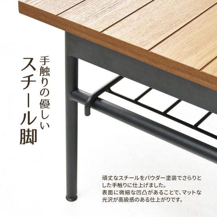 テーブル 折り畳み式 おりたたみテーブル おりたたみ式 ナチュラル 天然木 シンプル オシャレ 細身 アイアン ブラック ホワイト ナチュラルインテリア 省スペース(代引不可)