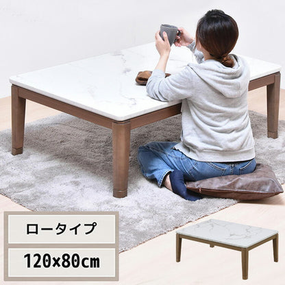 大理石柄シート コタツ幅120 ロイス コタツ コタツ布団 敷き布団 掛け布団 コタツテーブル コタツチェア ダイニングコタツ ローテーブル ダイニング 暖冬 冬 暖房(代引不可)
