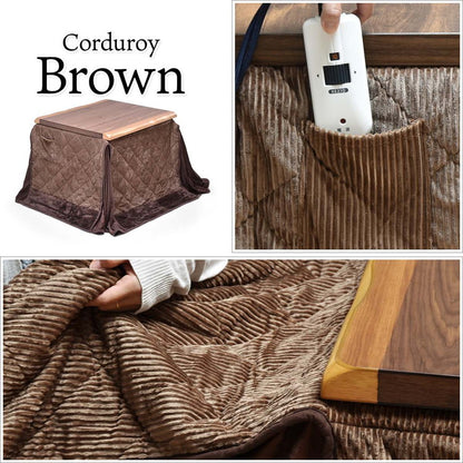 ハイコタツ掛布団 (90×75用)ブラウン UKH-98 コタツ コタツ布団 敷き布団 掛け布団 コタツテーブル コタツチェア ダイニングコタツ ローテーブル ダイニング 暖冬 冬 暖房(代引不可)