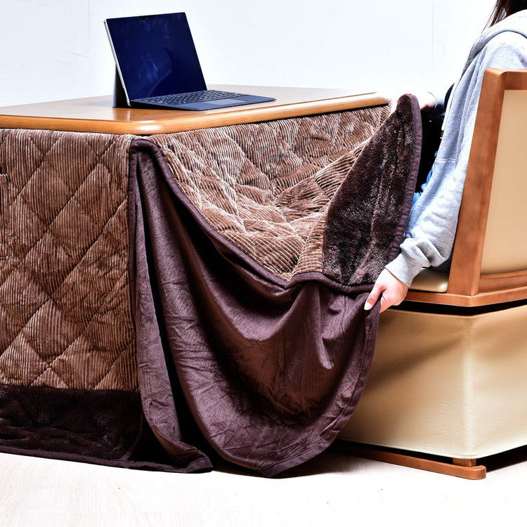 ハイコタツ掛布団 (90×60用)ブラウン UKH-97 コタツ コタツ布団 敷き布団 掛け布団 コタツテーブル コタツチェア ダイニングコタツ ローテーブル ダイニング 暖冬 冬 暖房(代引不可)