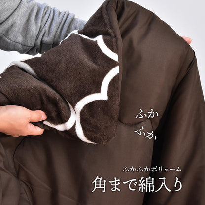 コタツ掛布団 (幅105~120用) ブラック UKL-565 コタツ コタツ布団 敷き布団 掛け布団 コタツテーブル コタツチェア ダイニングコタツ ローテーブル ダイニング 暖冬 冬 暖房(代引不可)