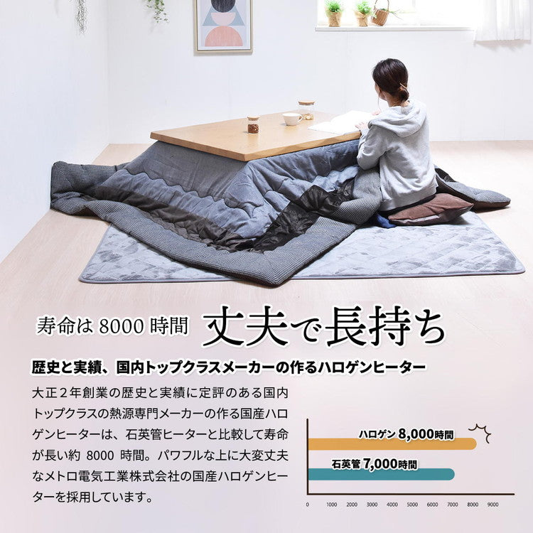 栓柄転写 コタツ幅120(3点セット)コタツ コタツ布団 敷き布団 掛け布団 コタツテーブル コタツチェア ダイニングコタツ ローテーブル ダイニング 暖冬 冬 暖房(代引不可)