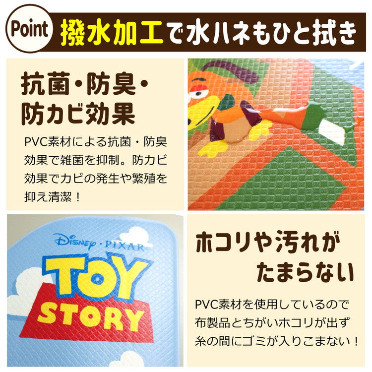 トイストーリー バス ウッディ トイレマット PVC ビニール製 撥水 塩ビ 抗菌 防臭 防カビ 防炎 キャラクター グッズ ファン お手入れラクラク トイレマット おしゃれ かわいい 北欧 インテリア(代引不可)
