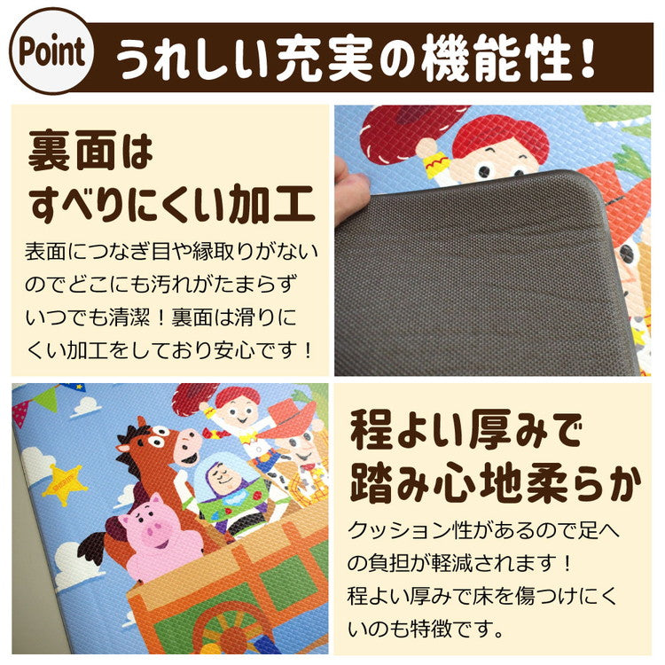 トイストーリー バス ウッディ トイレマット PVC ビニール製 撥水 塩ビ 抗菌 防臭 防カビ 防炎 キャラクター グッズ ファン お手入れラクラク トイレマット おしゃれ かわいい 北欧 インテリア(代引不可)