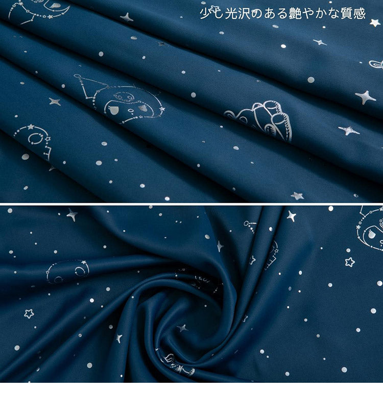 クロミ キラキラ 遮光 幅100×丈200cm カーテン 2枚セット 正規ライセンス品 公式 サンリオ SANRIO クロミちゃん バク マイメロディ マイメロ キャラクター 女の子 キッズ かわいい おしゃれ(代引不可)