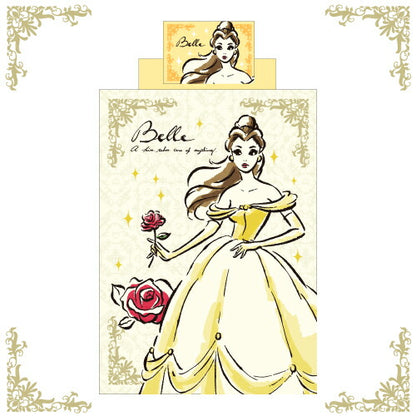 美女と野獣 ベル カバー 3点セット 洋式 枕カバー 掛け布団カバー 敷き布団カバー ボックスシーツ Disney ディズニー(代引不可)