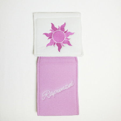 Disney ディズニー ラプンツェル トイレ 蓋カバー&マット トイレフタカバー マット スリッパ トイレカバー キャラクター(代引不可)