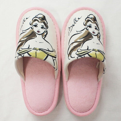 Disney ディズニー 美女と野獣 ベル トイレ蓋カバー トイレフタカバー マット スリッパ トイレカバー キャラクター(代引不可)