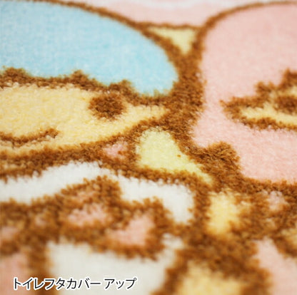 キキララ トイレタリー 2点セット トイレフタカバー マット ペーパーホルダー トイレカバー キャラクター サンリオ(代引不可)